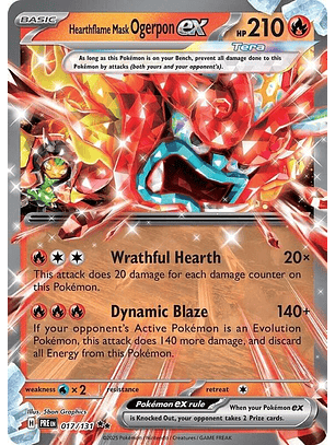 Hearthflame Mask Ogerpon ex #017