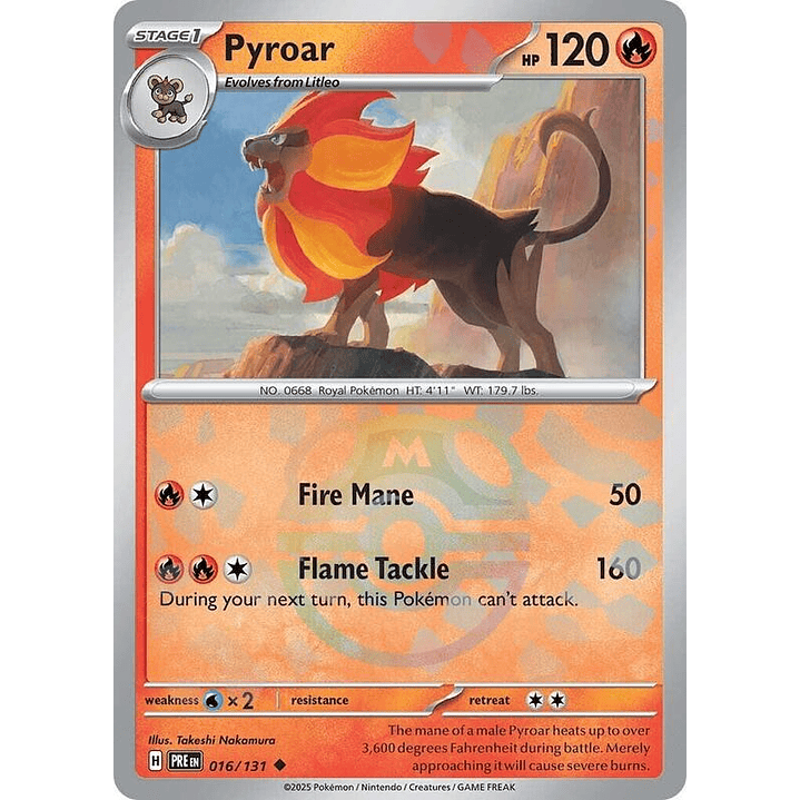 Pyroar (Master Ball Pattern) #016 1