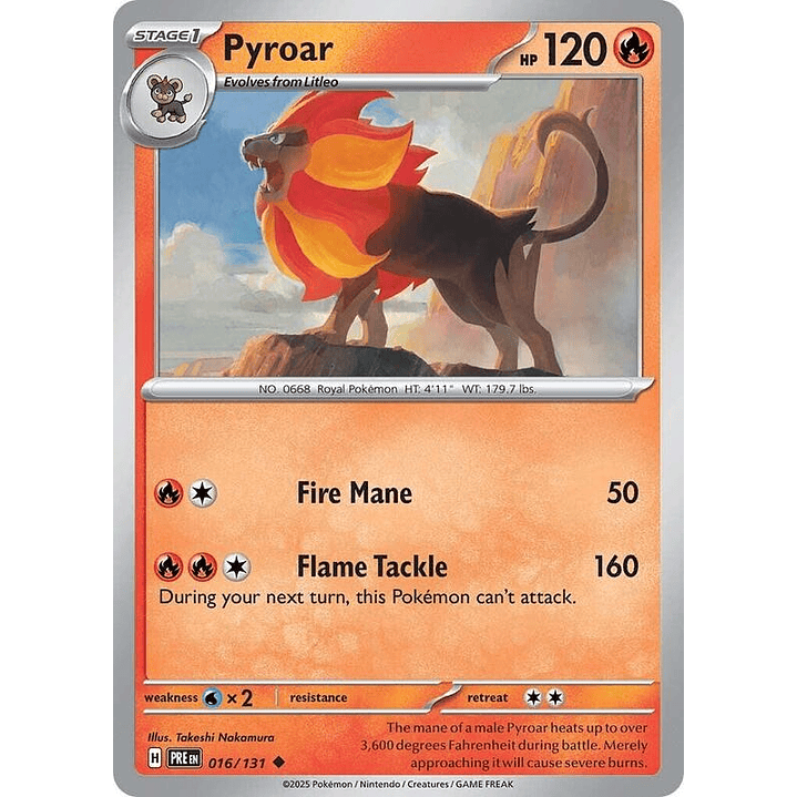Pyroar #016 1
