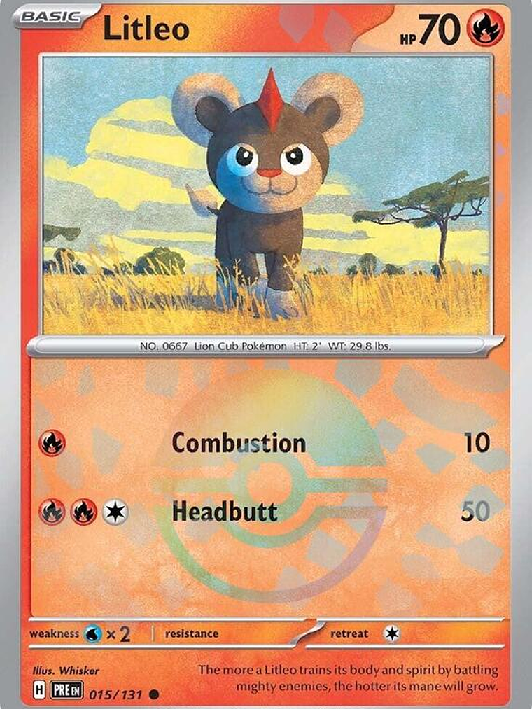 Litleo (Poke Ball Pattern) #015 1