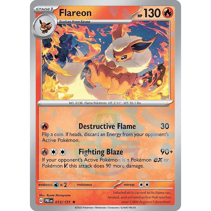 Flareon (Master Ball Pattern) #013 1