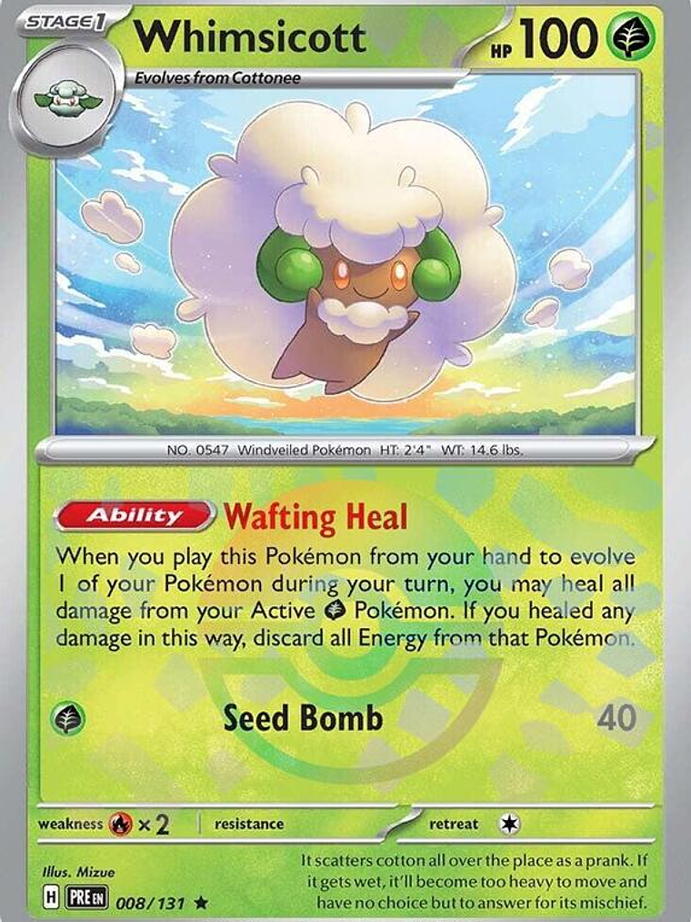 Whimsicott (Poke Ball Pattern) #008 1