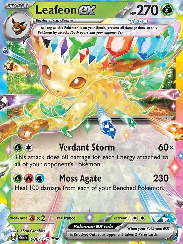 Leafeon ex #006 1