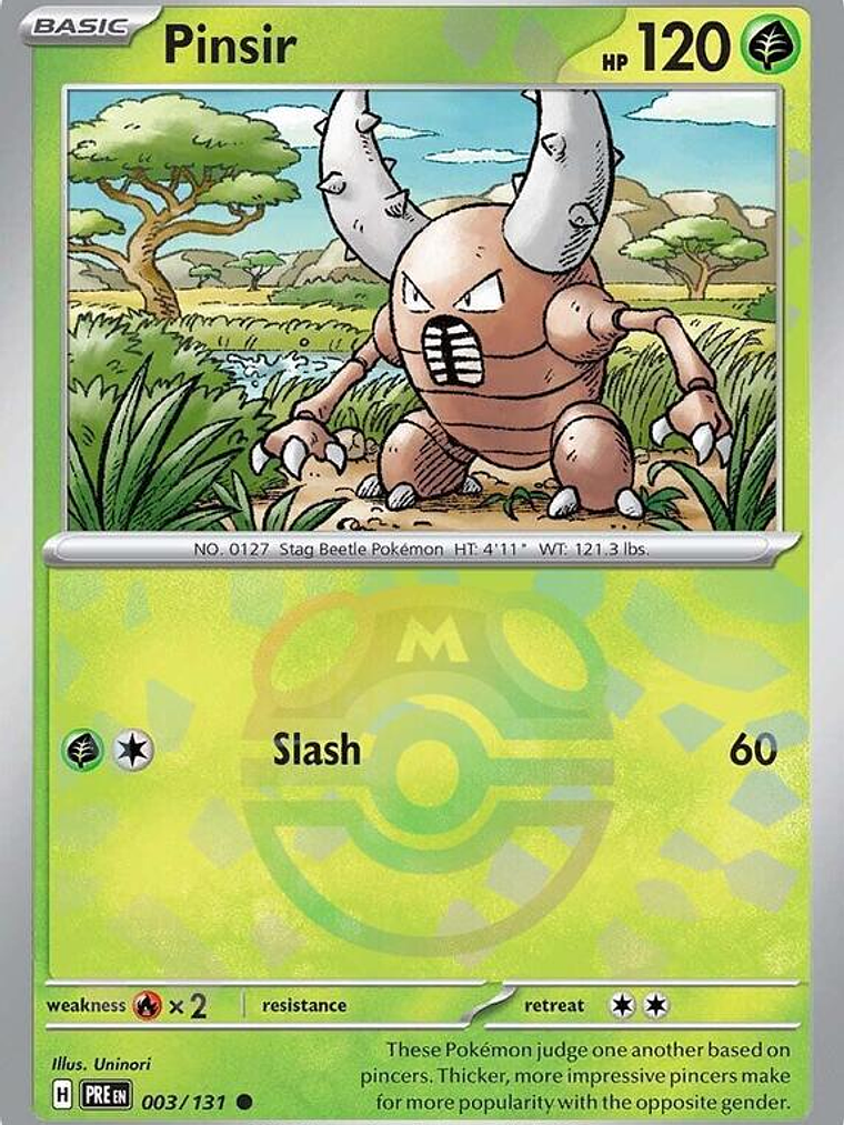 Pinsir (Master Ball Pattern) #003 1