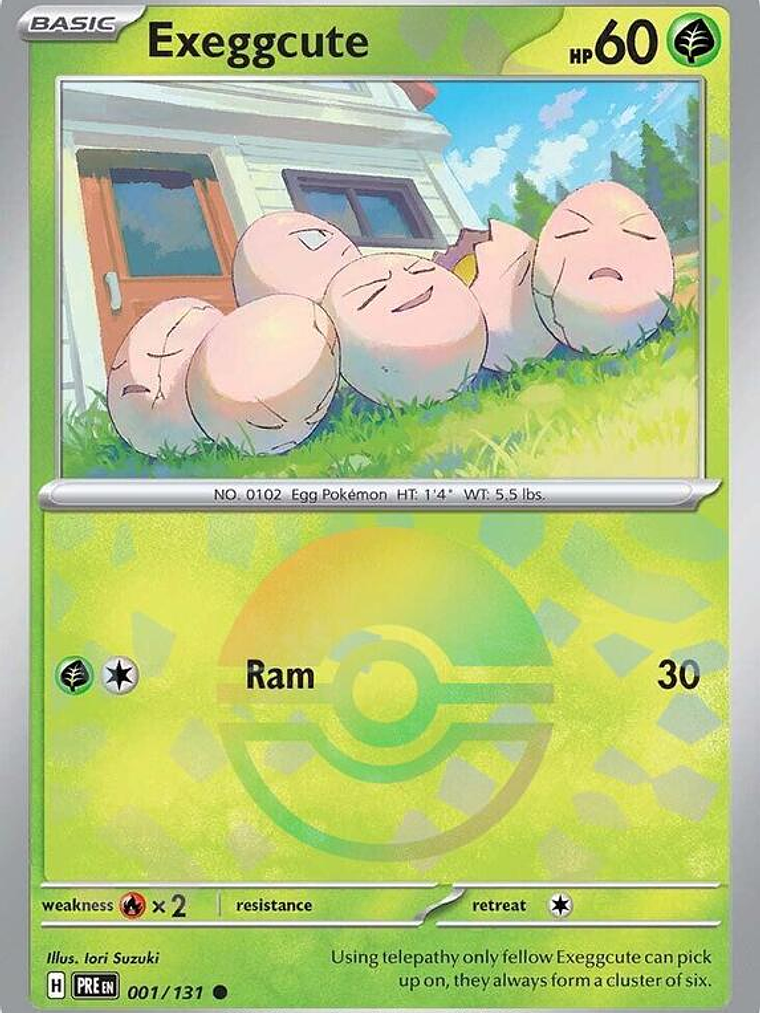 Exeggcute (Poke Ball Pattern) #001 1