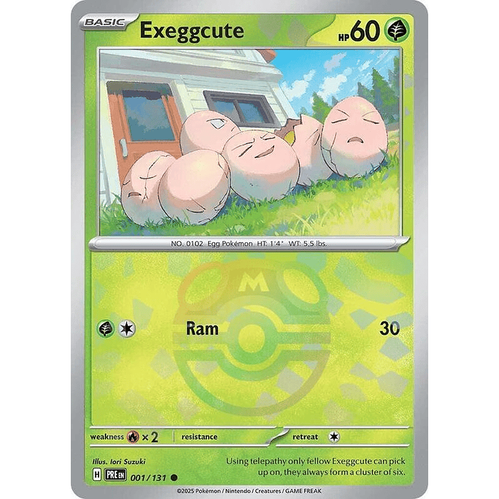Exeggcute (Master Ball Pattern) #001 1