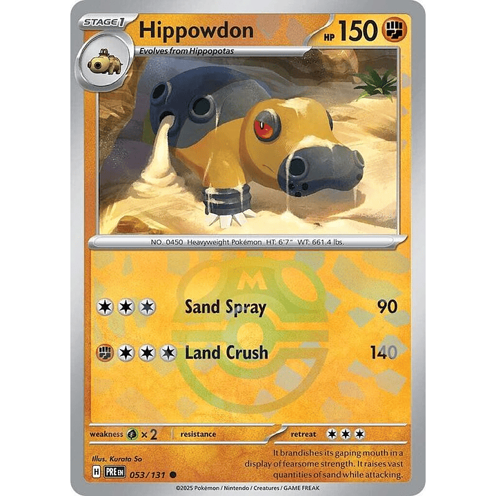 Hippowdon (Master Ball Pattern) #053 1