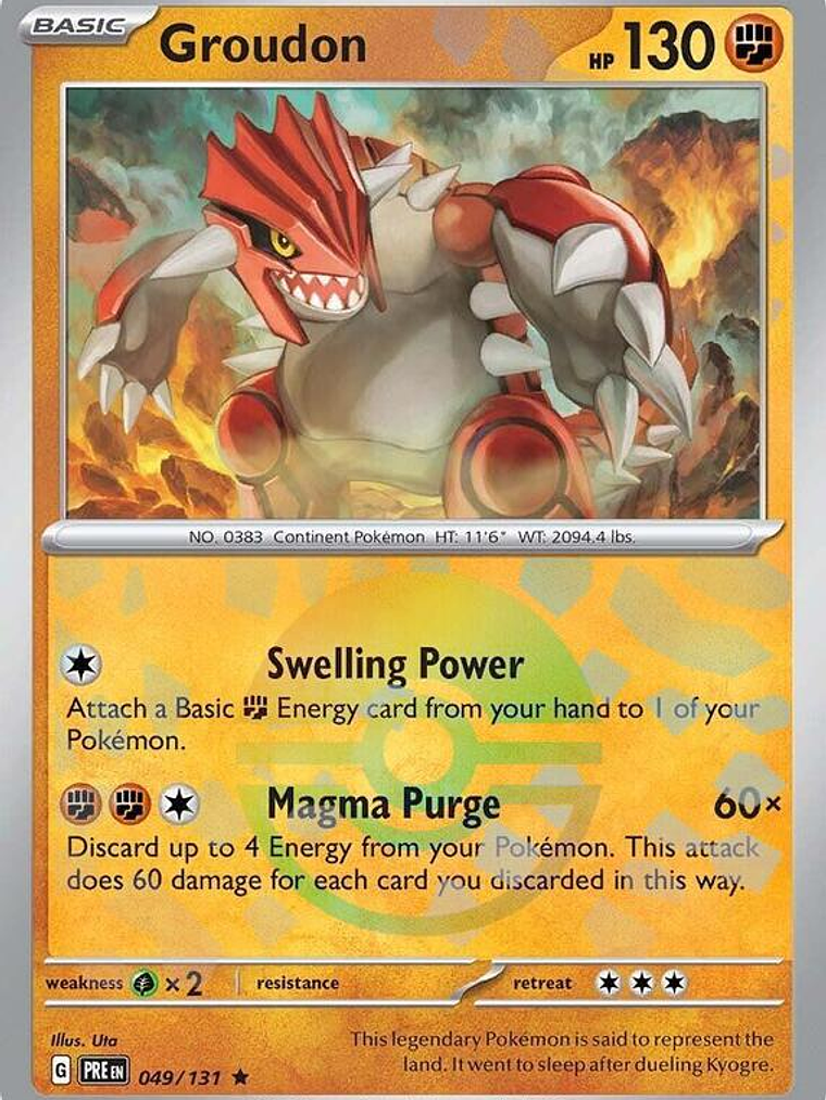 Groudon (Poke Ball Pattern) #049 1