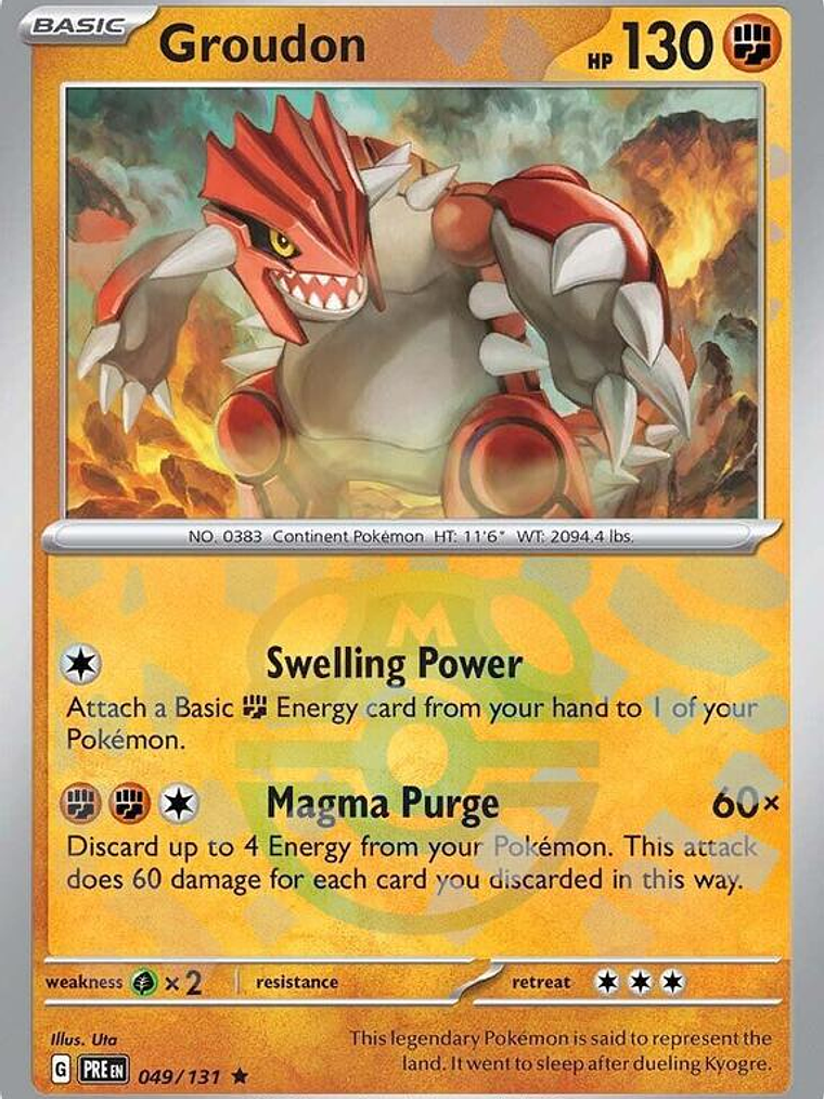 Groudon (Master Ball Pattern) #049 1