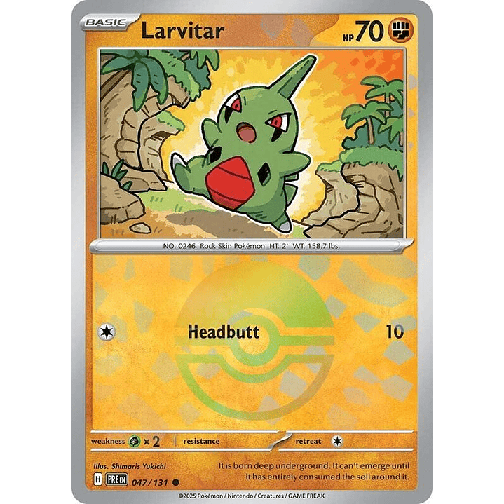 Larvitar (Poke Ball Pattern) #047 1