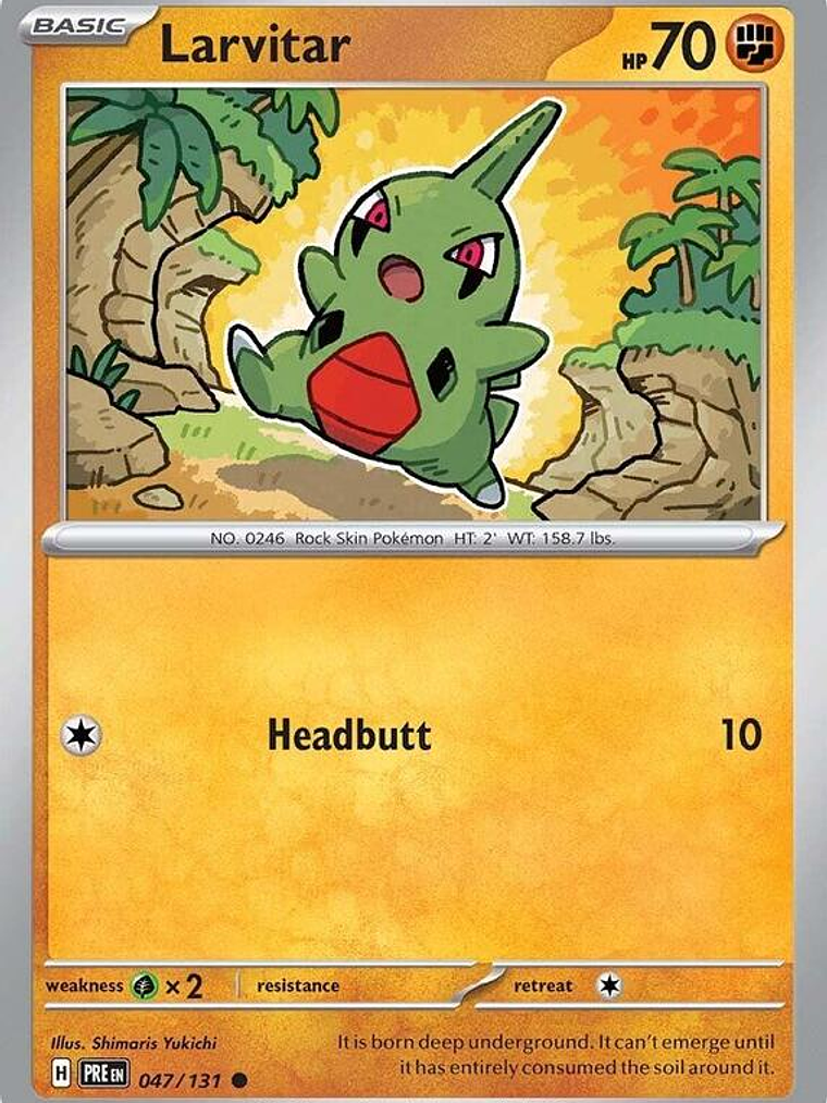 Larvitar #047 1