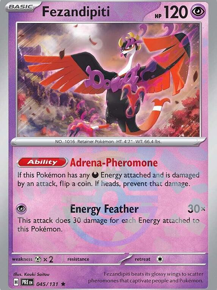 Fezandipiti (Master Ball Pattern) #045 1