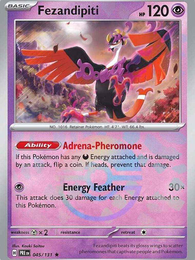 Fezandipiti (Poke Ball Pattern) #045 1