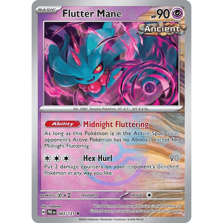 Flutter Mane (Poke Ball Pattern) #043 1