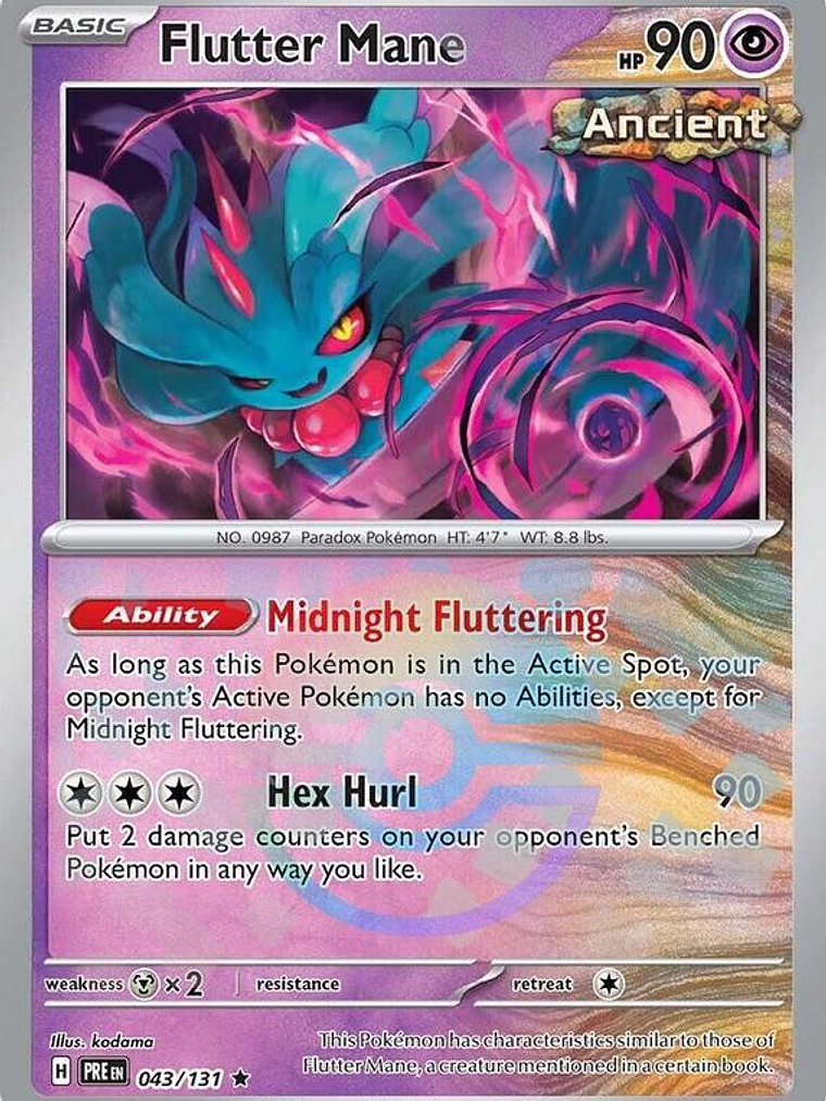 Flutter Mane (Poke Ball Pattern) #043 1