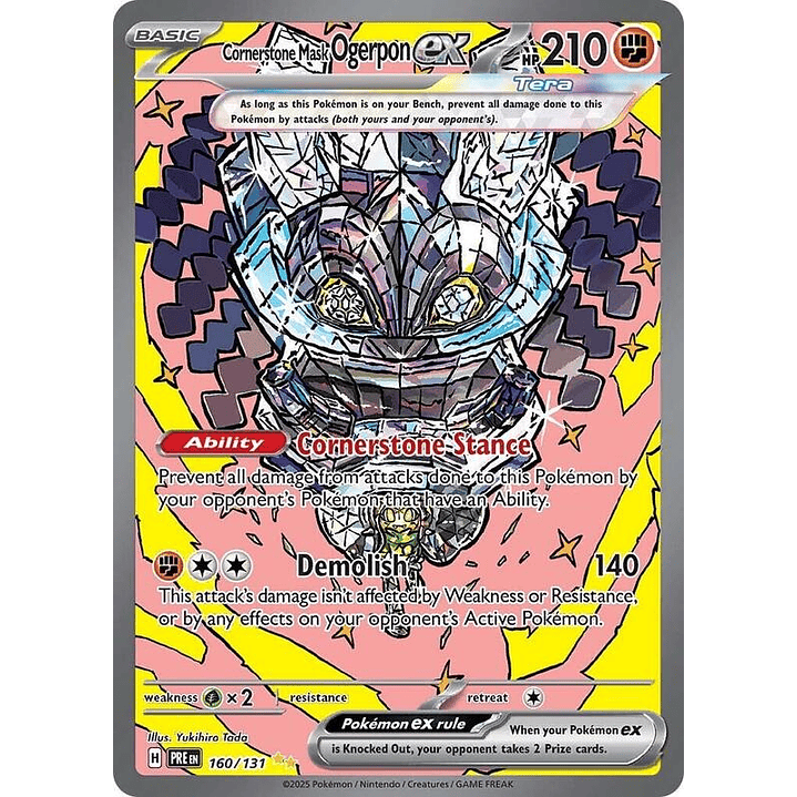 Cornerstone Mask Ogerpon ex #160 1