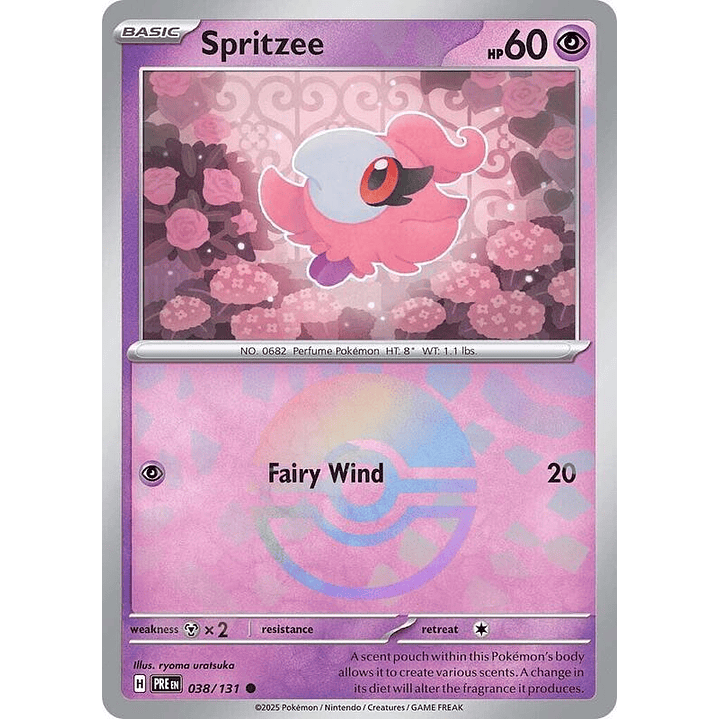 Spritzee (Poke Ball Pattern) #038 1