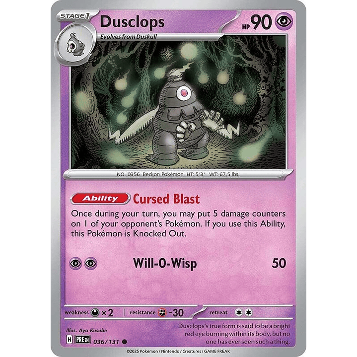 Dusclops #036 1