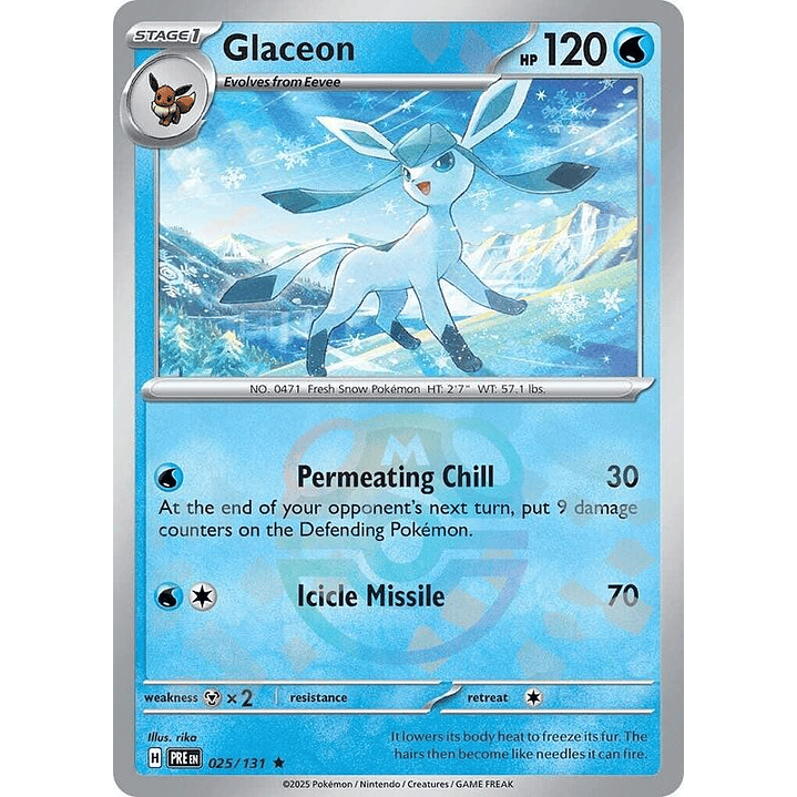 Glaceon (Master Ball Pattern) #025 1