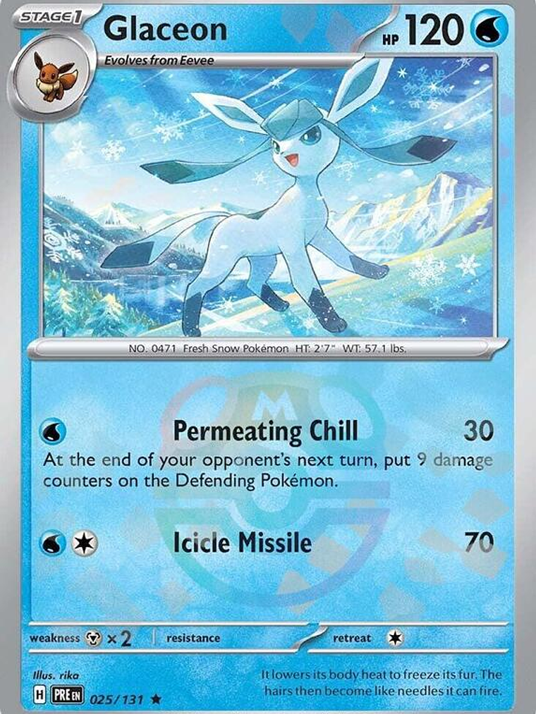 Glaceon (Master Ball Pattern) #025 1