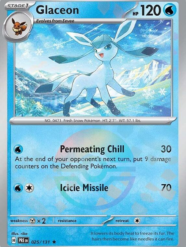 Glaceon (Poke Ball Pattern) #025 1