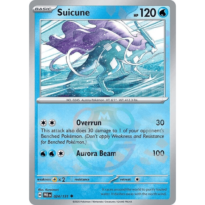 Suicune (Master Ball Pattern) #024 1