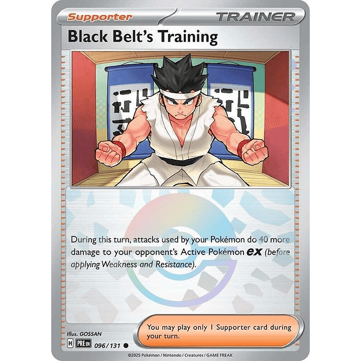Black Belt's Training (Poke Ball Pattern) #096 1