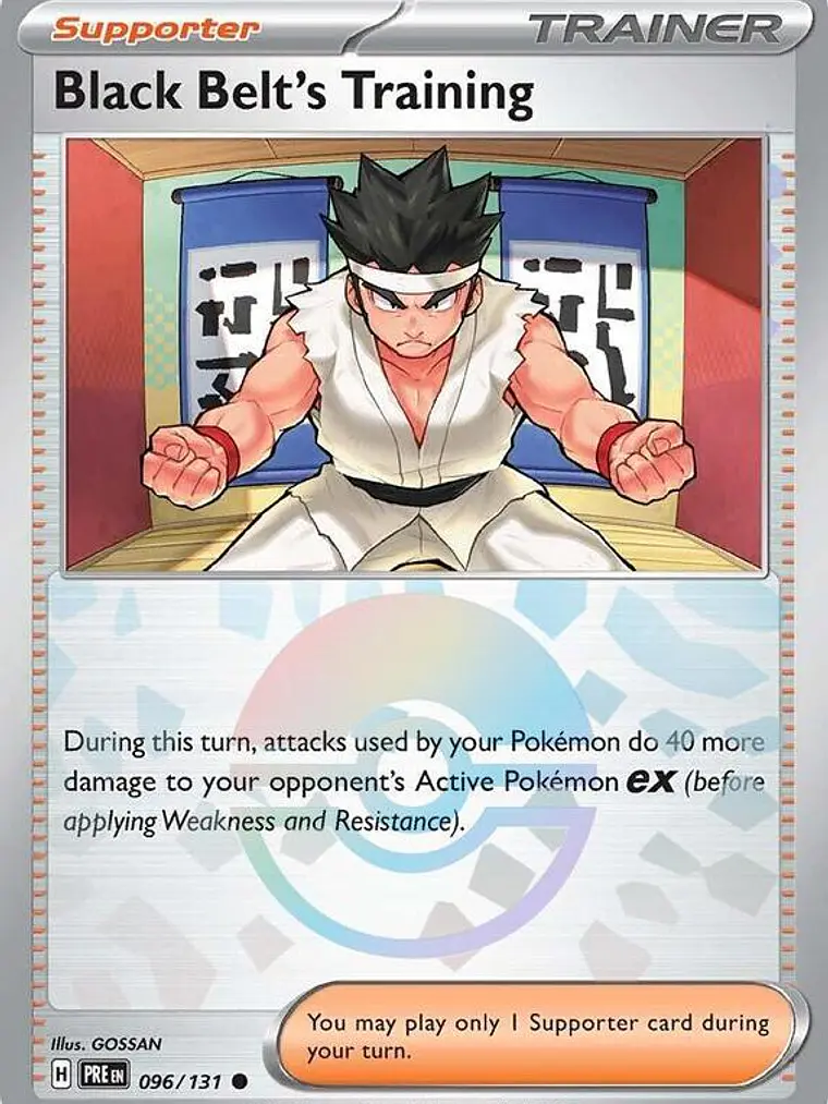 Black Belt's Training (Poke Ball Pattern) #096 1
