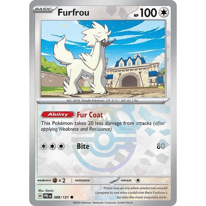 Furfrou (Master Ball Pattern) #088 1