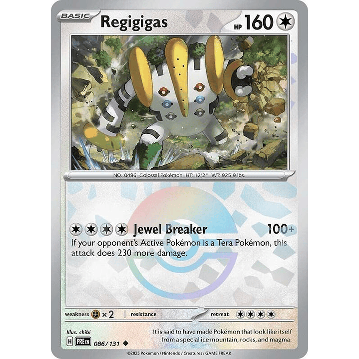 Regigigas (Poke Ball Pattern) #086 1