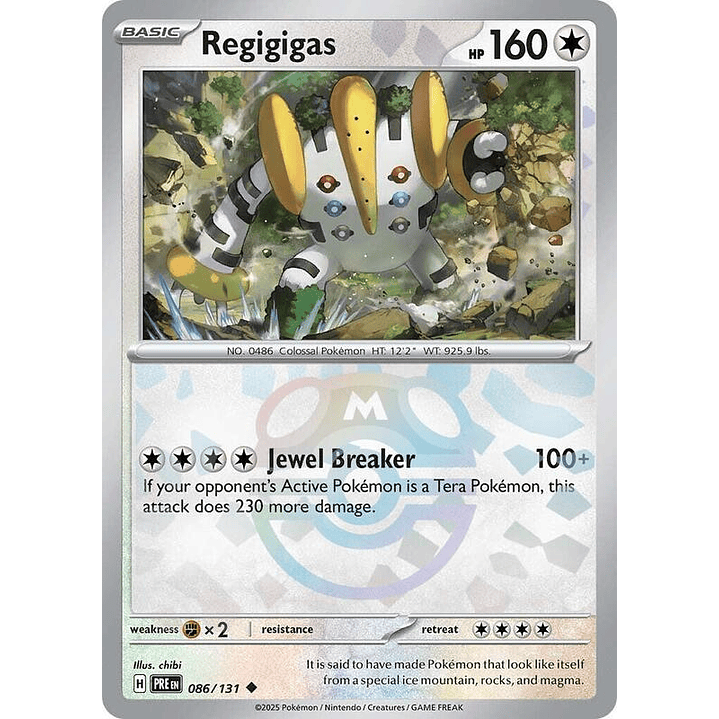 Regigigas (Master Ball Pattern) #086 1