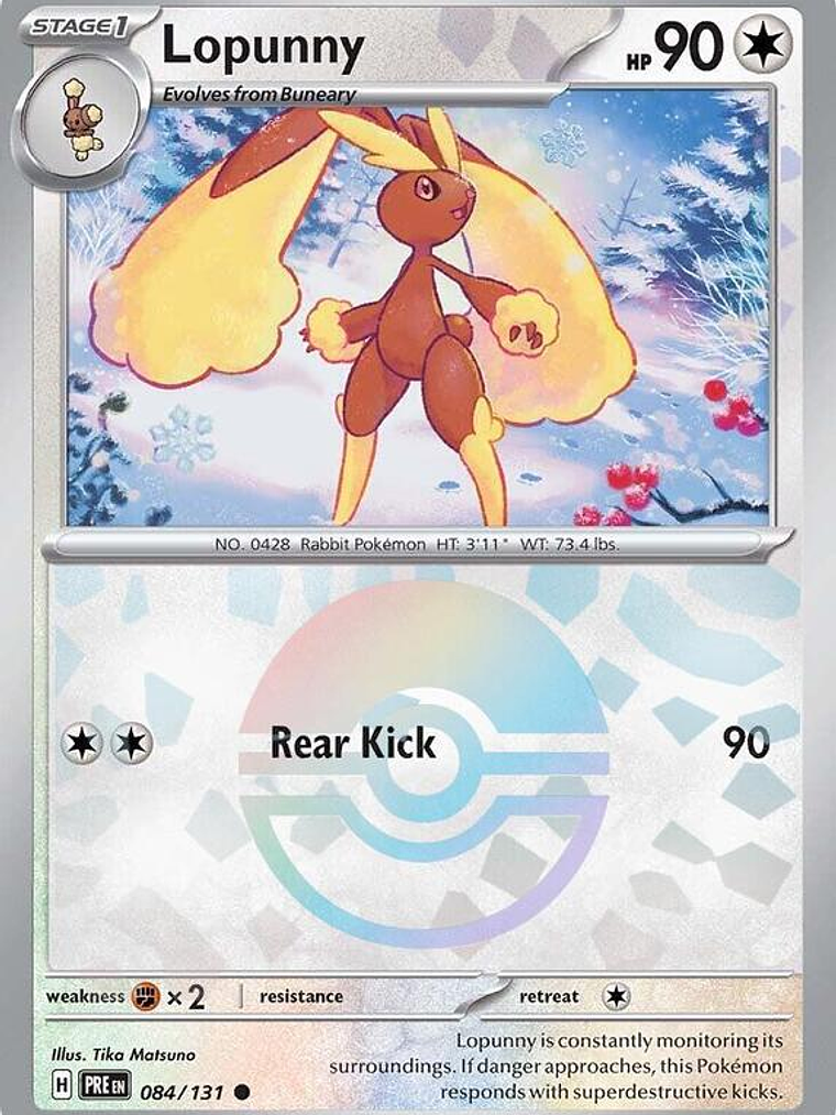 Lopunny (Poke Ball Pattern) #084 1