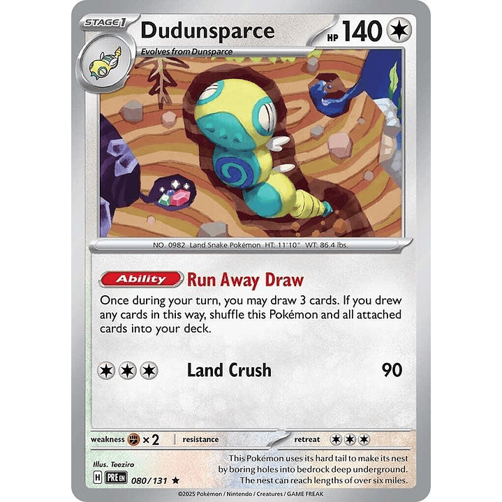Dudunsparce #080 1
