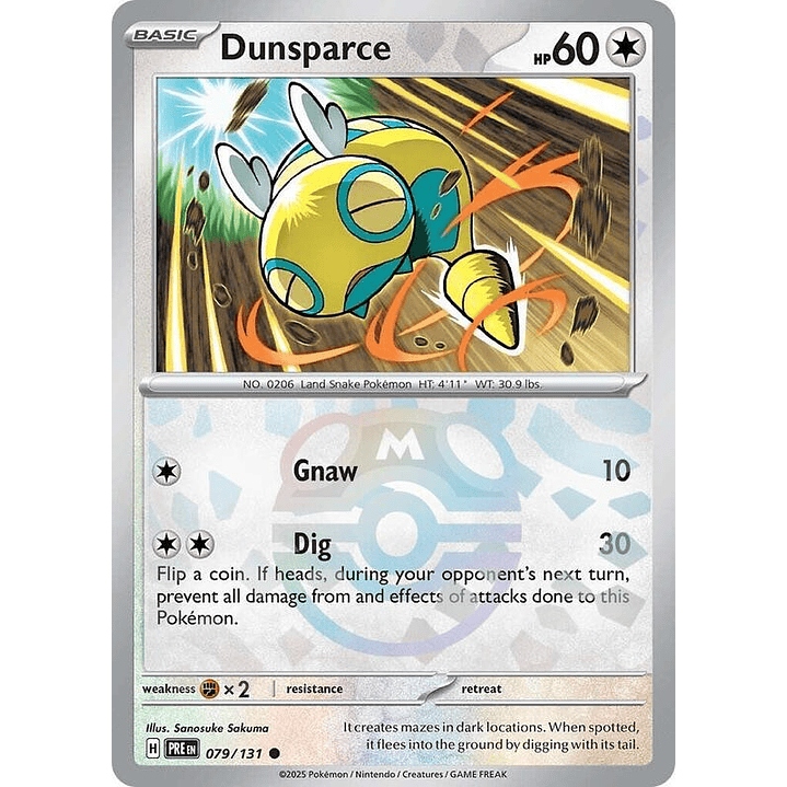 Dunsparce (Master Ball Pattern) #079 1