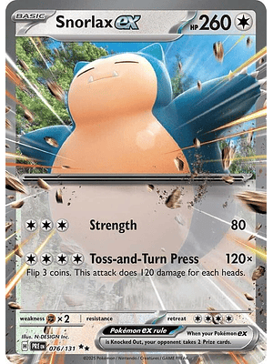 Snorlax ex #076
