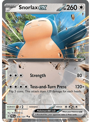Snorlax ex #076