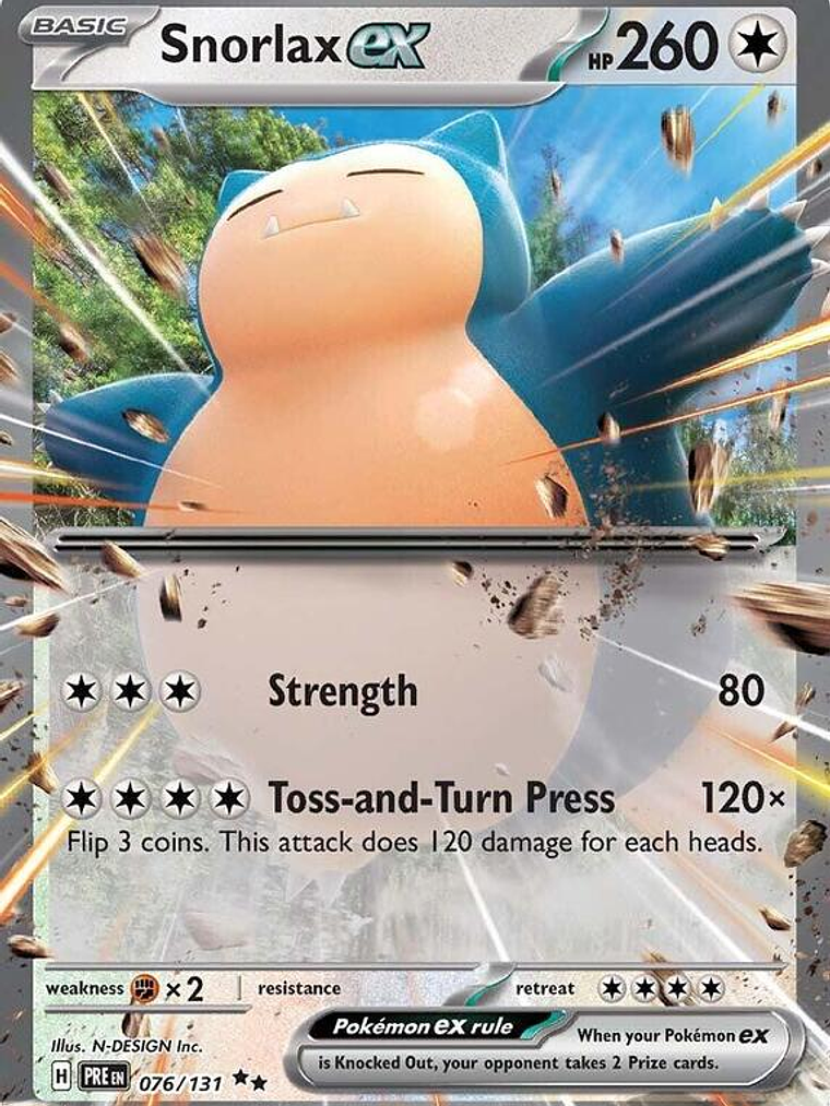 Snorlax ex #076 1