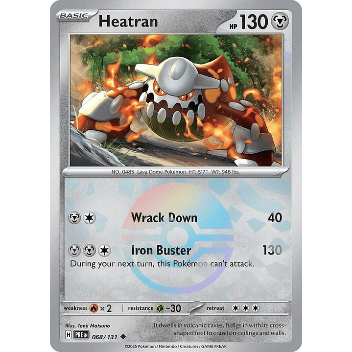 Heatran (Poke Ball Pattern) #068 1