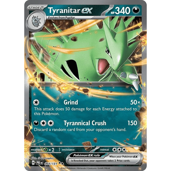 Tyranitar ex #064 1