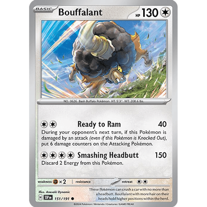 Bouffalant #151 1