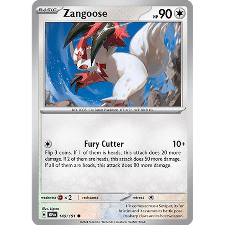 Zangoose #149 1