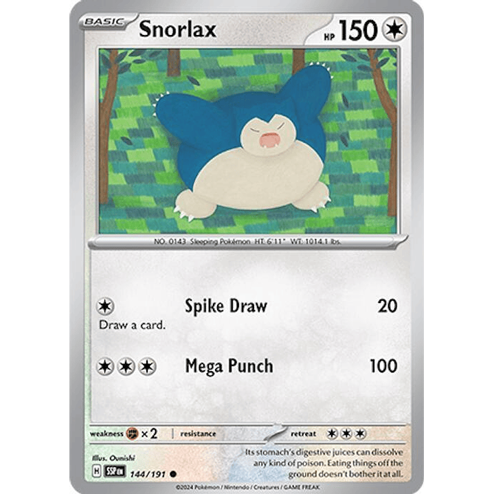 Snorlax #144 1