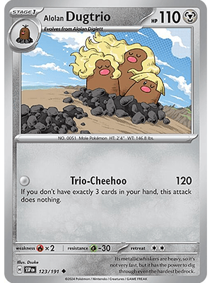 Alolan Dugtrio #123