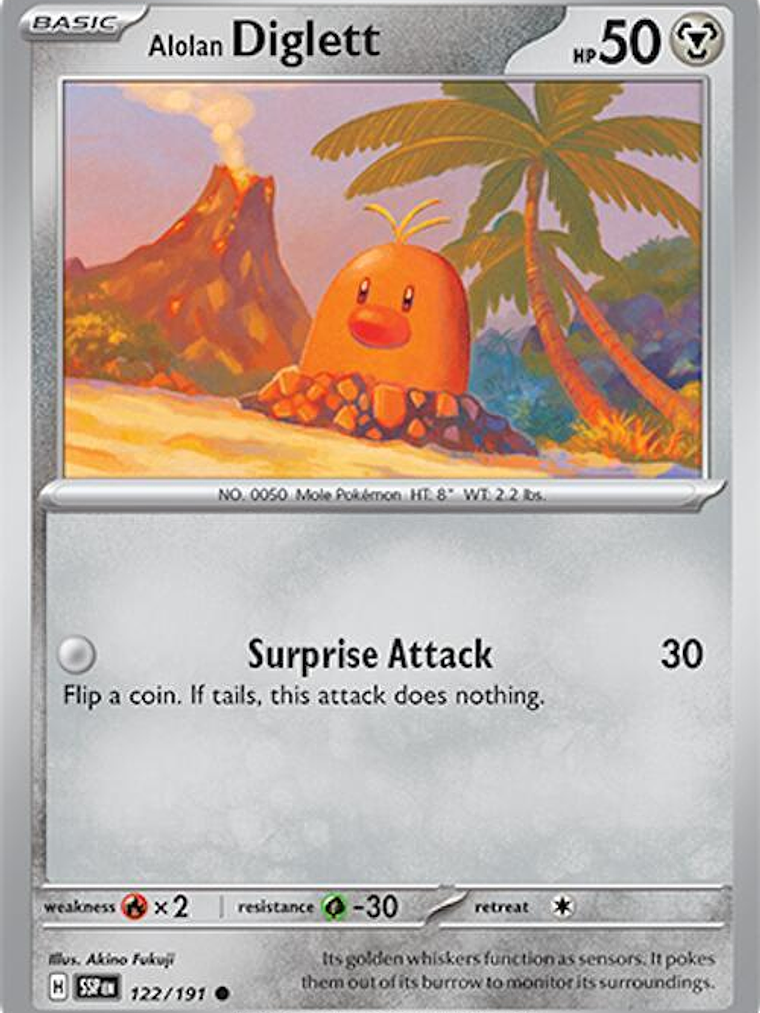Alolan Diglett #122 1