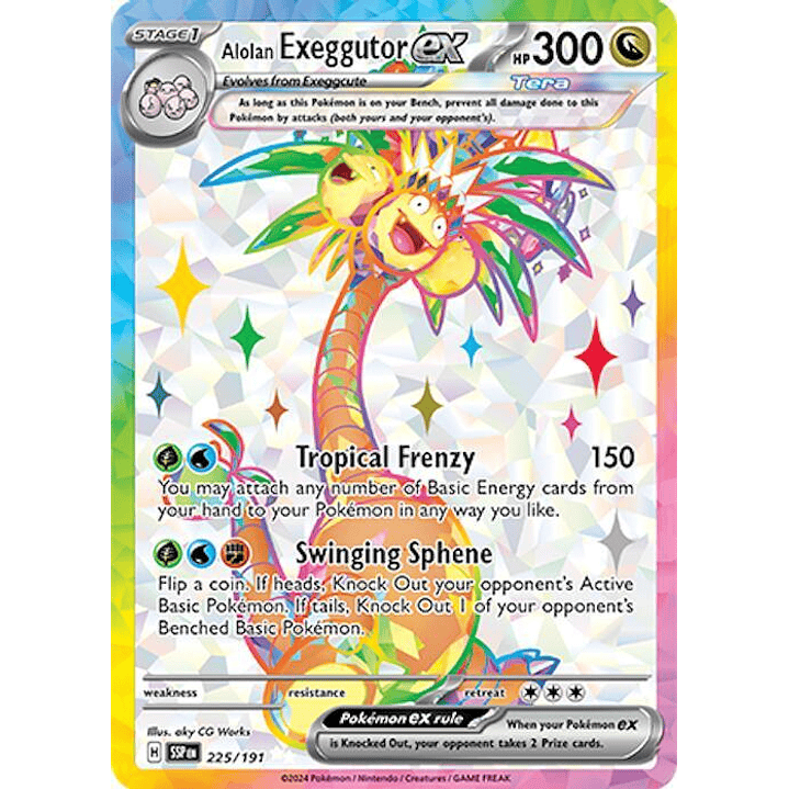 Alolan Exeggutor ex #225 1