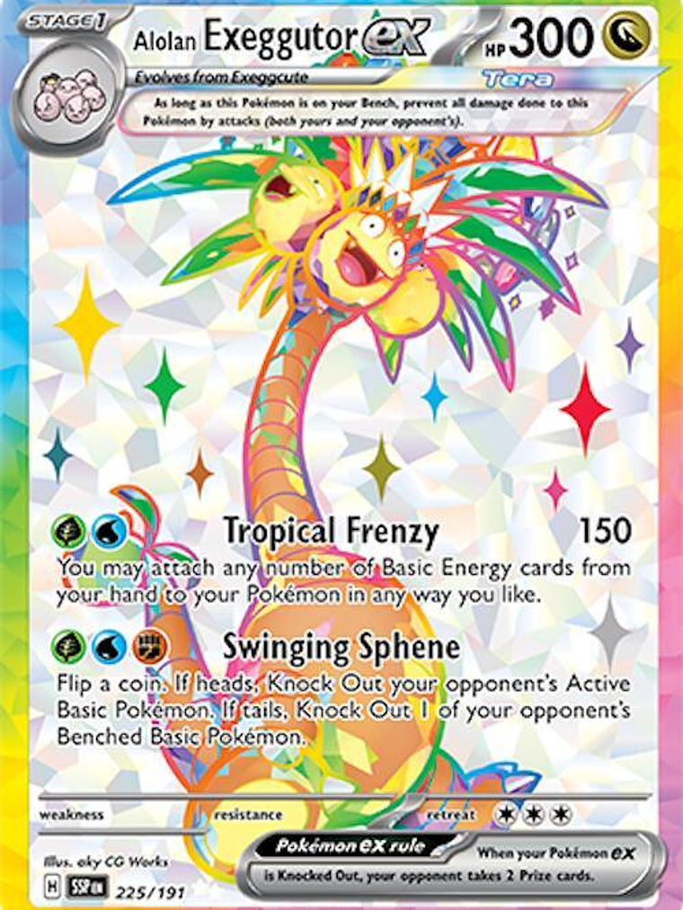 Alolan Exeggutor ex #225 1