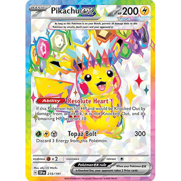 Pikachu ex #219 1