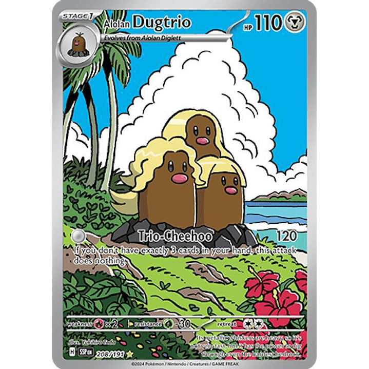 Alolan Dugtrio #208 1