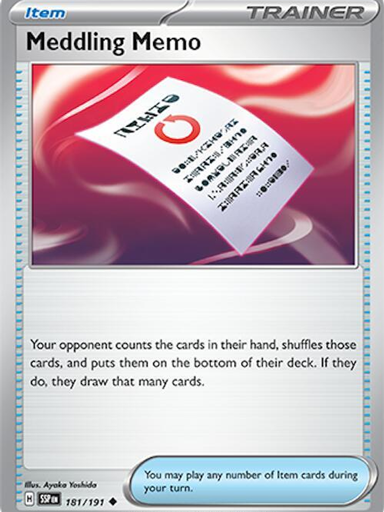 Meddling Memo #181 1