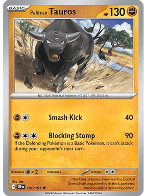 Paldean Tauros #101